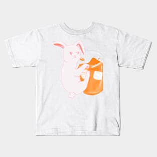 Orange Juice Bunny Kids T-Shirt